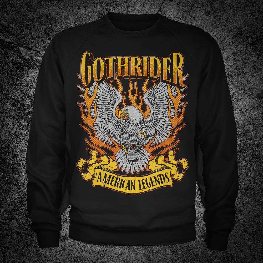 American Legends Crewneck - GothRider Brand