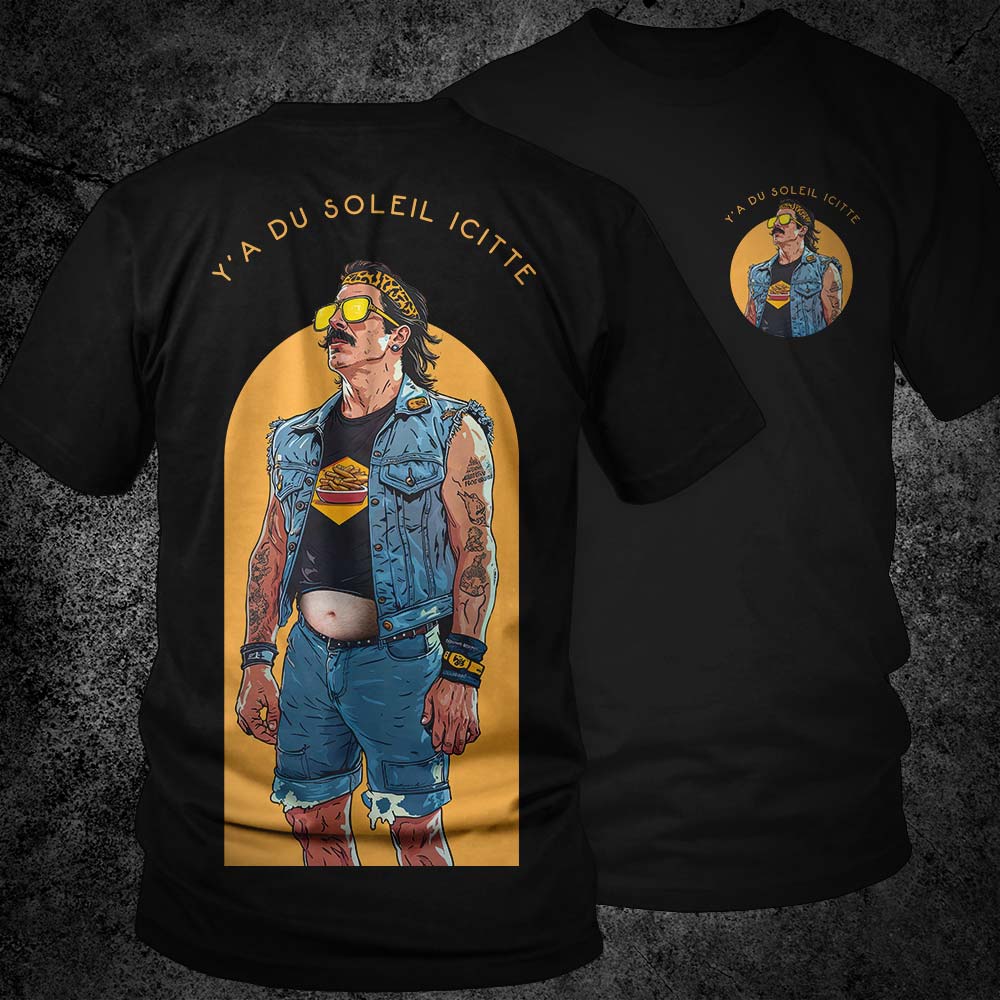 Y'A DU SOLEIL ICITTE Unisex T-Shirt - GothRider Brand