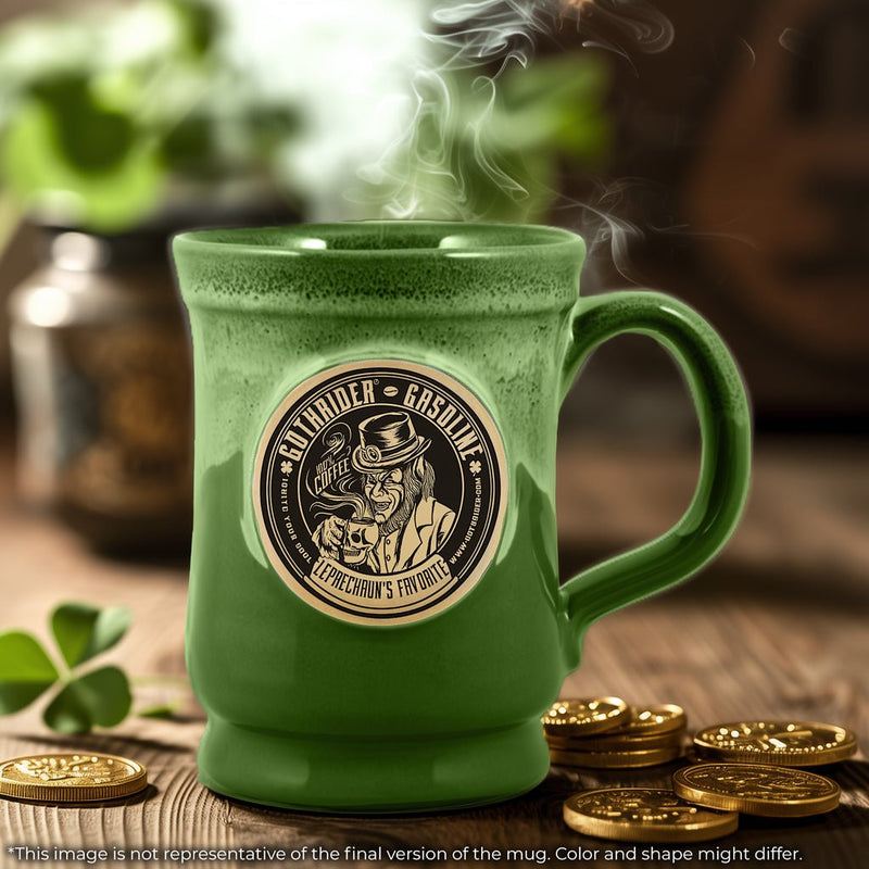Tasse à café Leprechaun en céramique Deneen en édition limitée