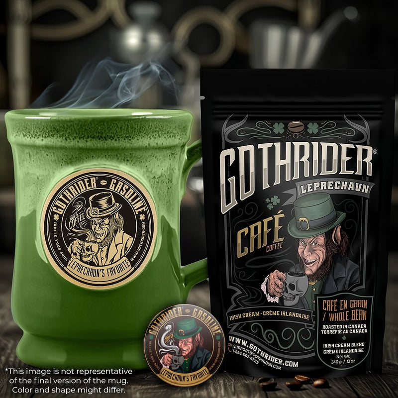 Kit de tasses en poterie Deneen en édition limitée café Leprechaun