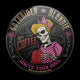 Gothrider Blondie Coffee Round Bumper Sticker