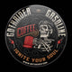Gothrider Gasoline Coffee Round Bumper Sticker