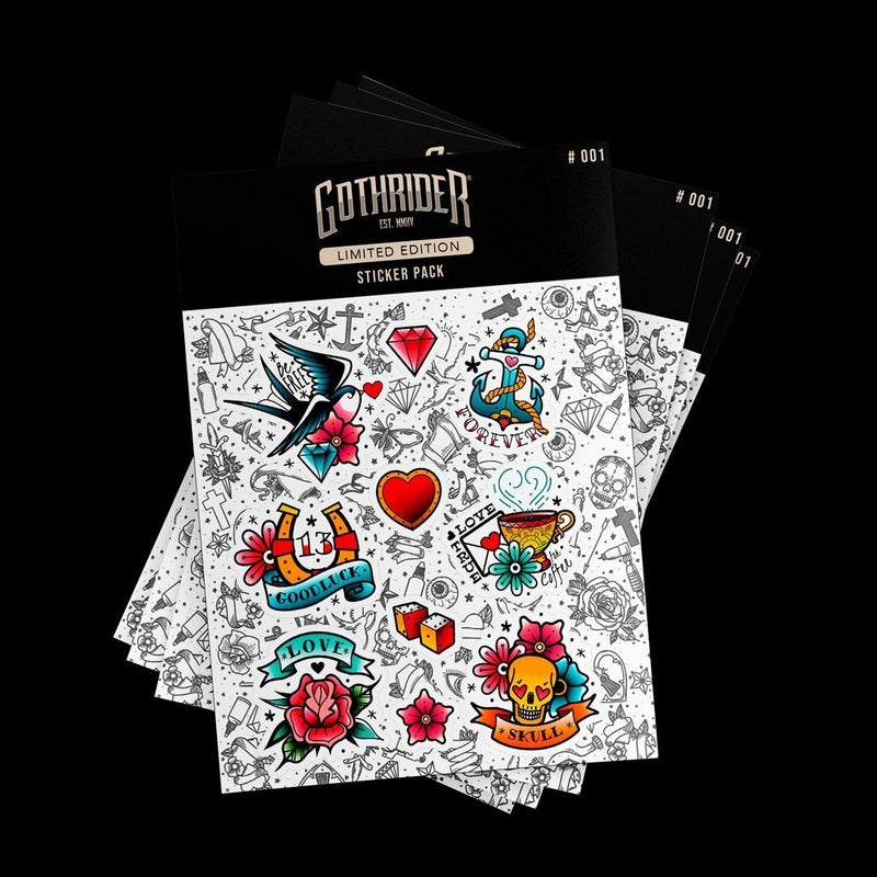 Pack d'autocollants gothrider # 001